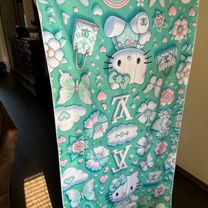 Hello Kitty and Louis Vuitton Themed Towel